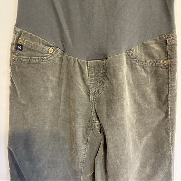 AG Adriano Goldschmied Skinny Grey Corduroy Jeans Pants Maternity Size 27 - Picture 3 of 9
